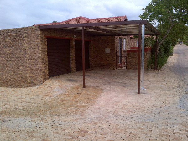 steel awning patio